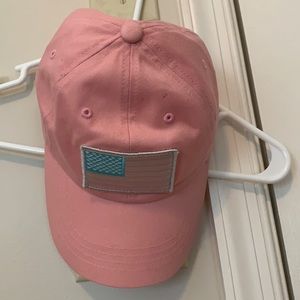 Pink American flag hat